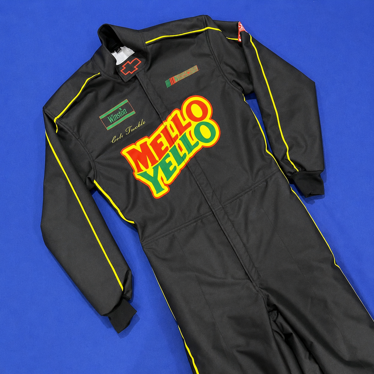 Custum Karting Suit With Logo For Adult, Mello Yellow Go kart Racing Suit, Personalized Karting Suit, Racing Suit For Men