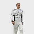APX GP Team Replica Custom Brad Pitt F1 Movie Racing Suit ,Racing Suit for Men, Personalized Karting Suit, Custom Go Kart Suit, Custom Racing Overall, Motorsport Racing Suit, Custom Driver Suit, Racing Suit With Logo