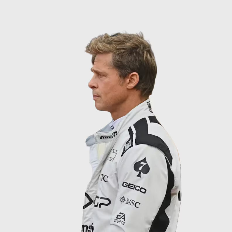APX GP Team Replica Custom Brad Pitt F1 Movie Racing Suit ,Racing Suit for Men, Personalized Karting Suit, Custom Go Kart Suit, Custom Racing Overall, Motorsport Racing Suit, Custom Driver Suit, Racing Suit With Logo